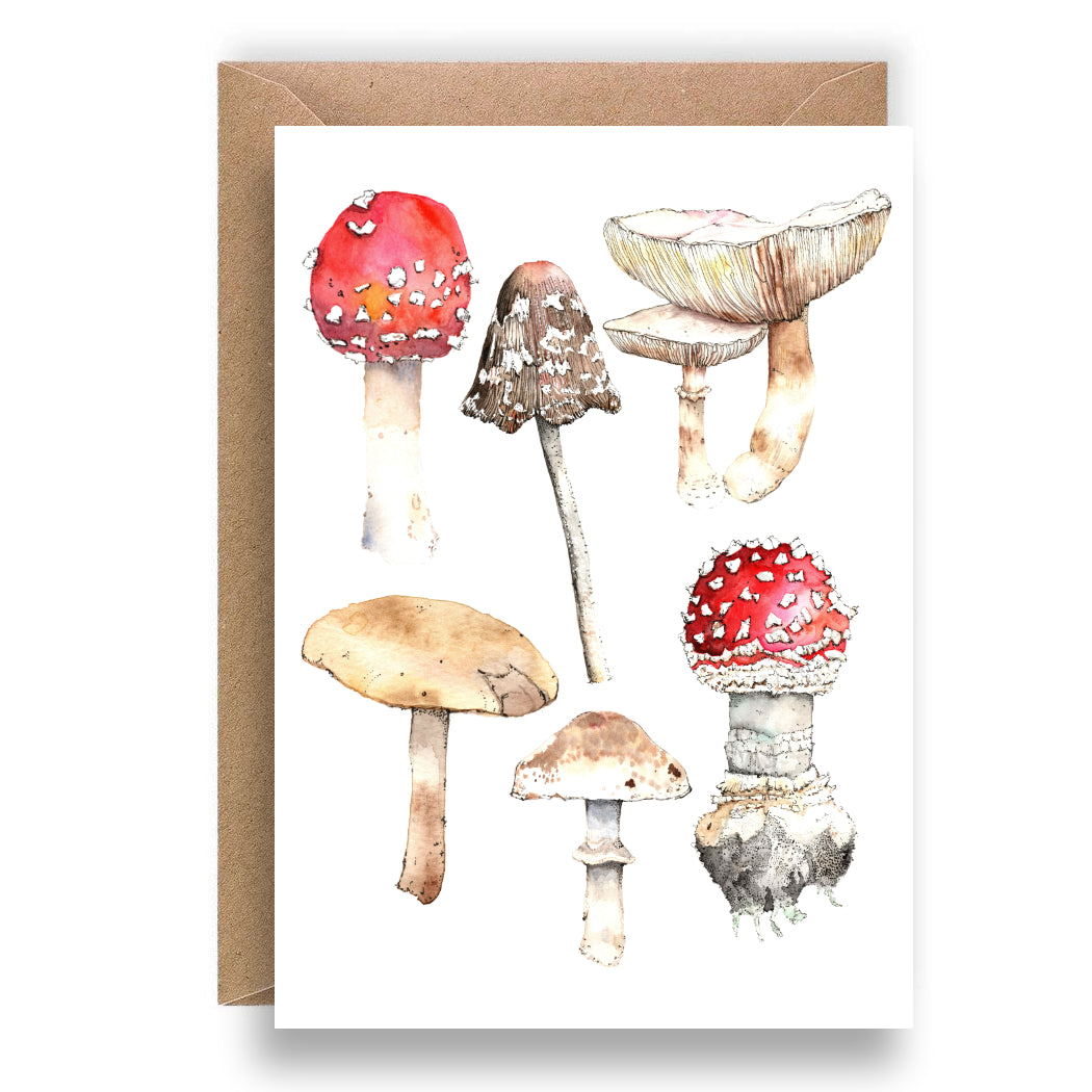 Mushroom Greeting Card