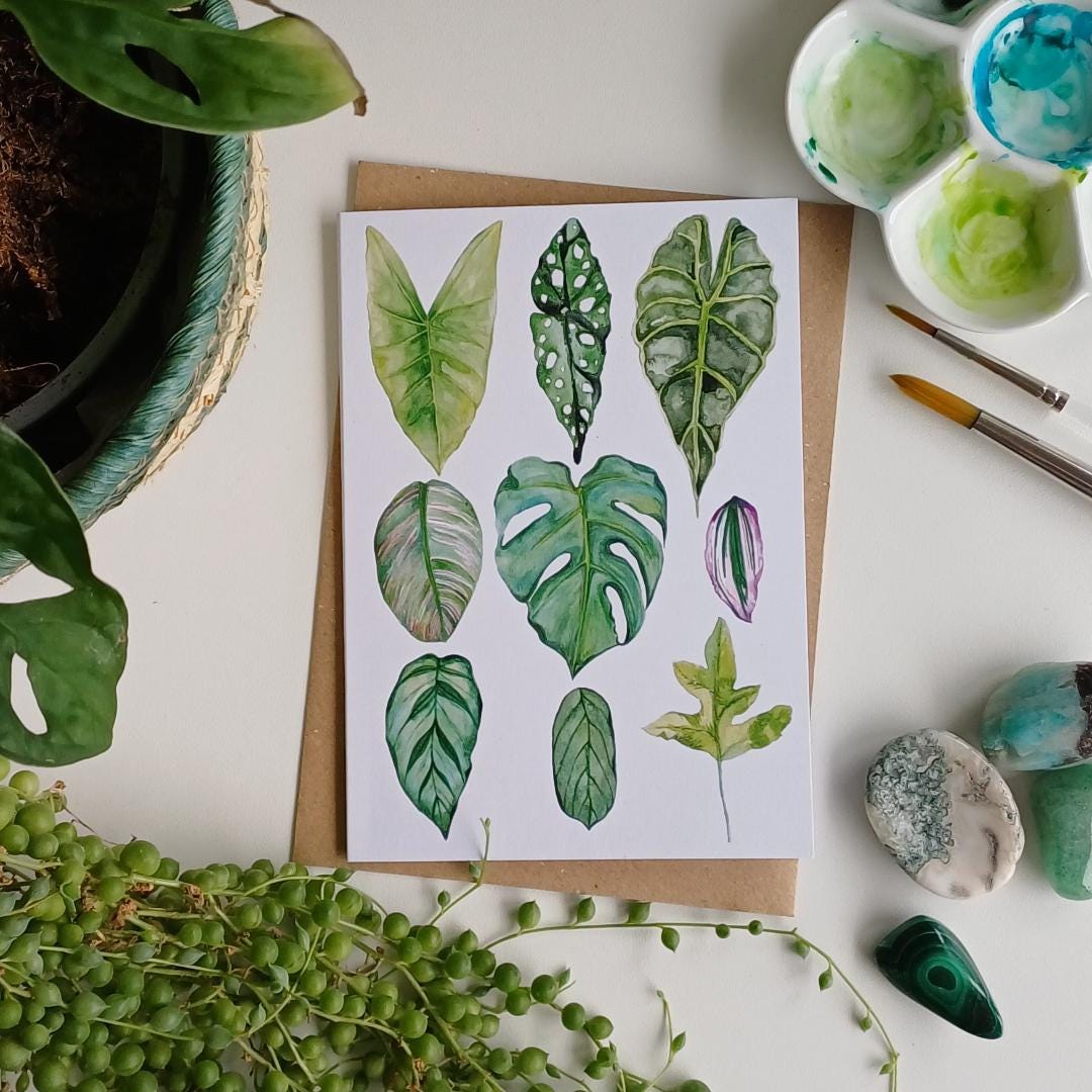 House Plant Greeting Card