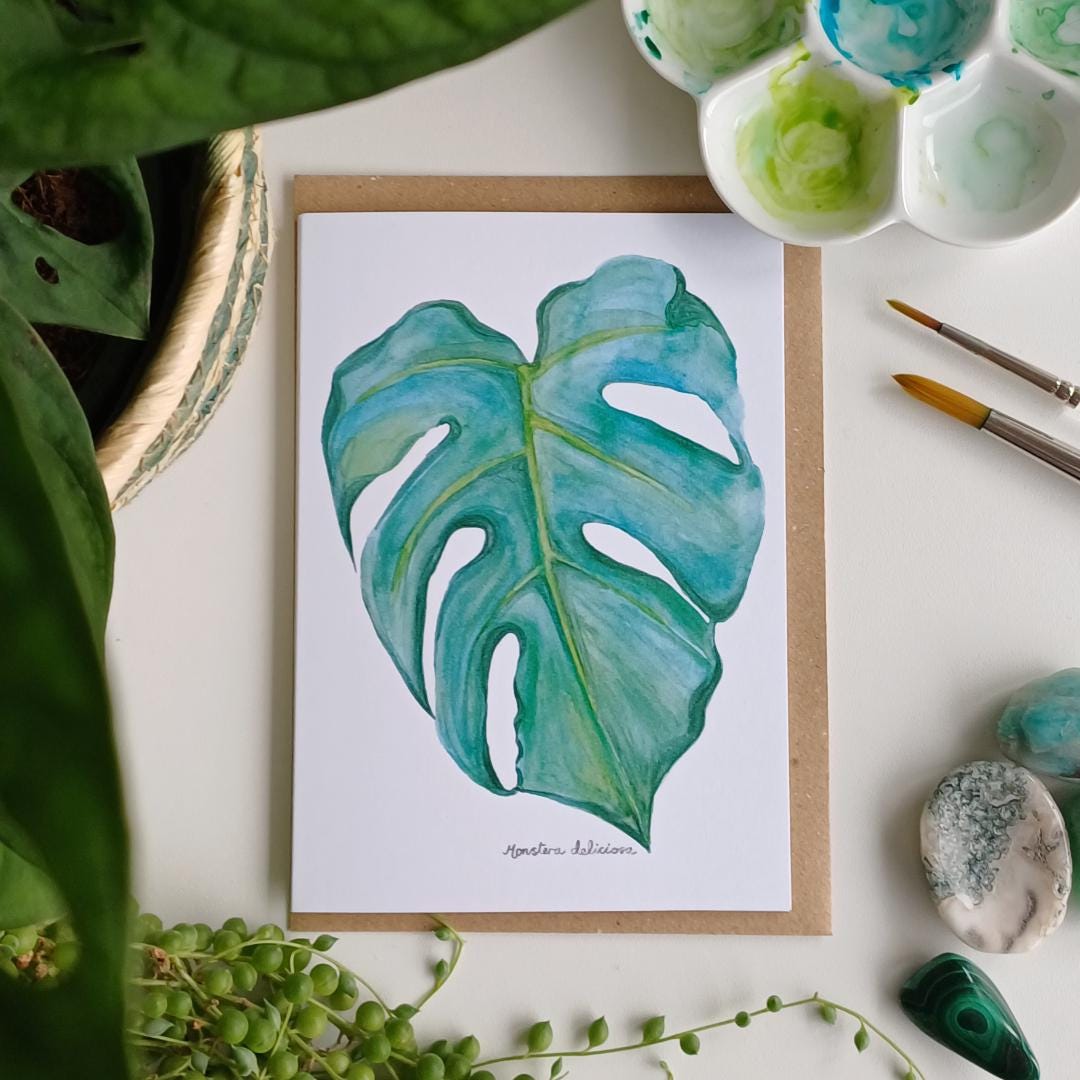 Monstera Deliciosa Card